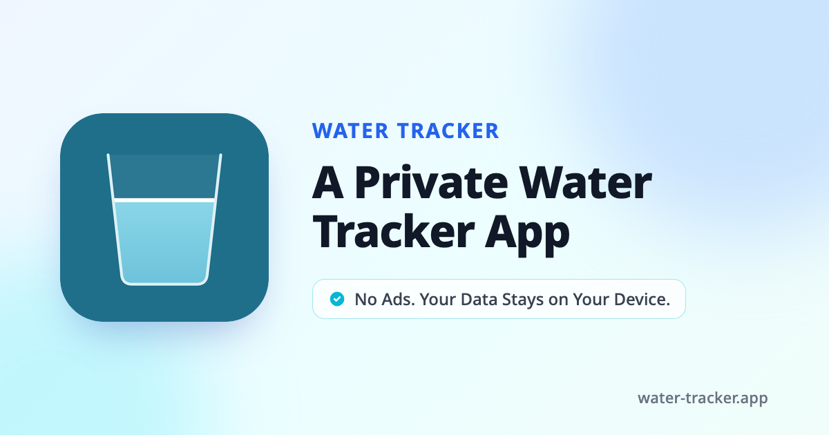 Water Tracker App: Daily Intake & Reminders